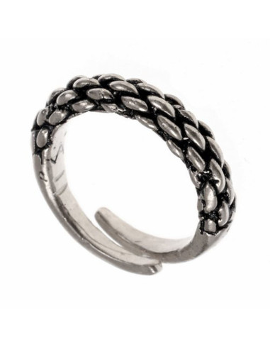 Anillo vikingo abierto tipo cadena