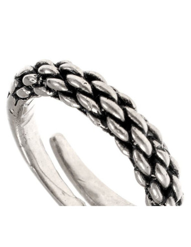 Anillo vikingo abierto tipo cadena