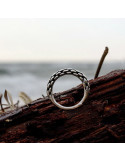 Anillo vikingo abierto tipo cadena