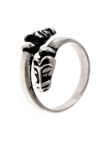 Wikinger-Ring-Wolf-Dekoration, Island