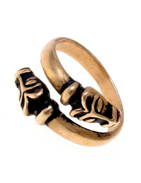 Viking ring wolf decoratie, IJsland