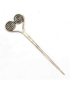 Keltische Anstecknadel mit der Spirale von La Tene