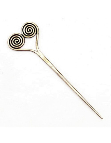 Keltische Anstecknadel mit der Spirale von La Tene