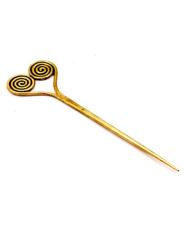 Keltische Anstecknadel mit der Spirale von La Tene