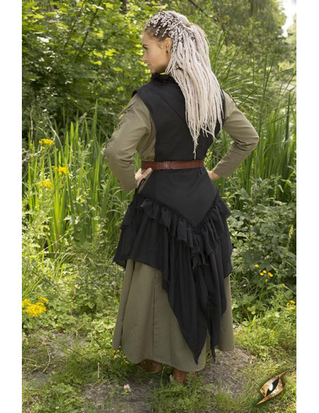 Sobrevesta medieval Raven en nebro