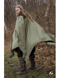 Edrahil Cape i grøn-brun 2