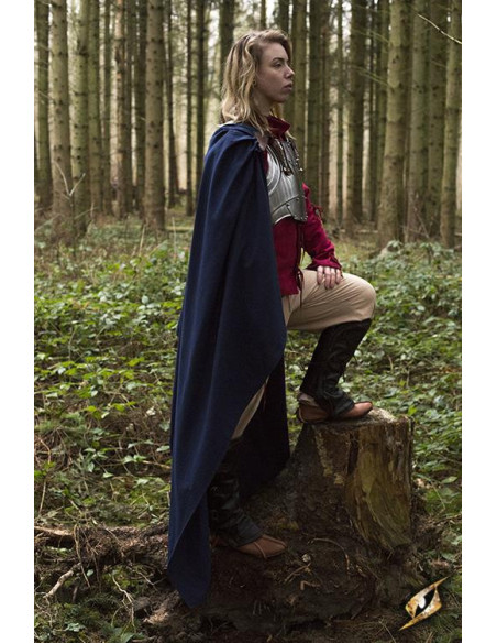 Regulus katoenen cape in blauw, één maat