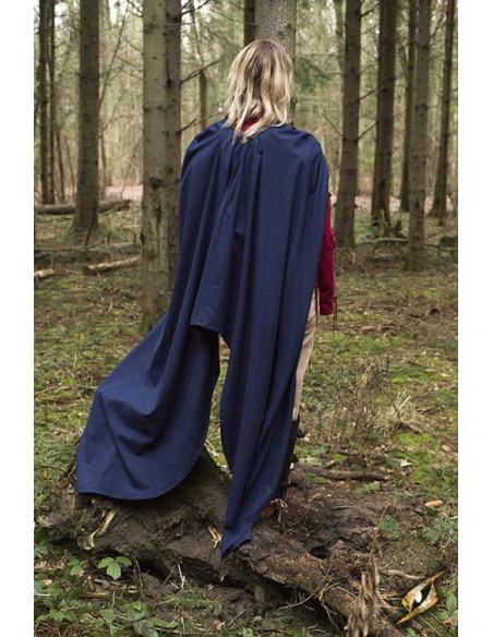 Regulus katoenen cape in blauw, één maat