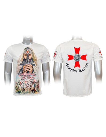 Wit sublimatie T-shirt Tempeliers