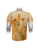 Camiseta sublimación dorada Caballeros Templarios