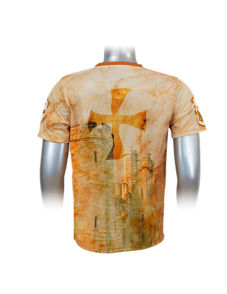Goud sublimatie T-shirt Tempeliers