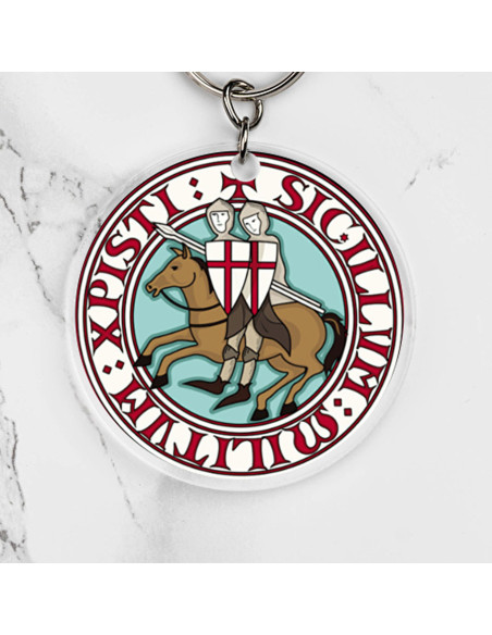 Llavero redondo Caballeros Templarios...