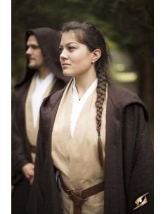 Túnica de forastero Luke, color marrón oscuro 2