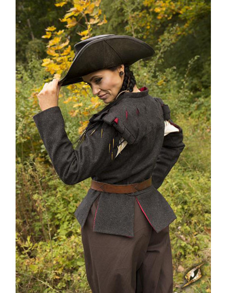 Aramis Renaissance-Jacke, graue Wolle Aramis Renaissance-Jacke, graue Wolle