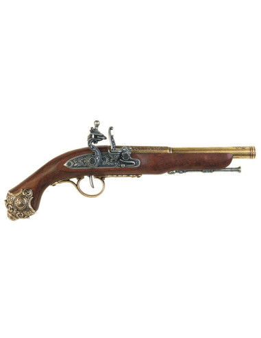 Pistola de percusión, siglo XVIII