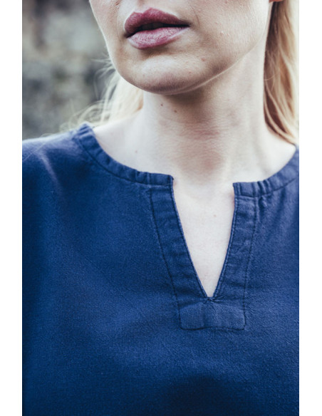 Valdis Cotton Viking Dress, Midnight...