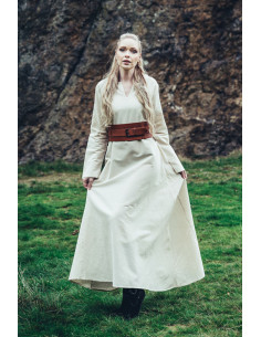 Valdis Cotton Viking Kjole, Naturhvid