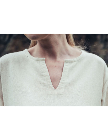 Valdis Cotton Viking Kjole, Naturhvid