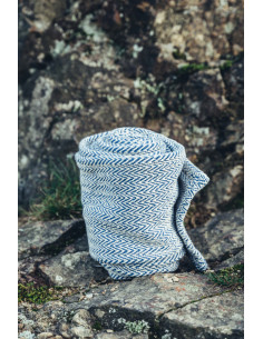 Winingas gedraaid Sindri met Spina-patroon, blauw