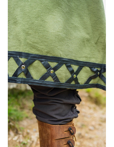 Gedecoreerde Viking tuniek Erik, groen