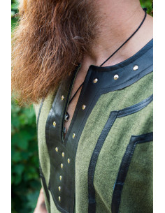 Rollo viking tuniek met korte mouwen, groen 2
