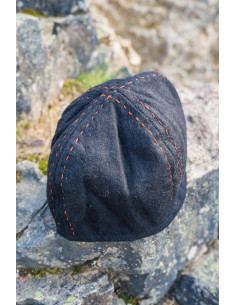 Sort Viking uld kasket Sjard model 2