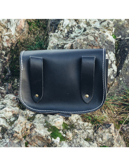 Leren Viking Tas Hulda met Keltische...