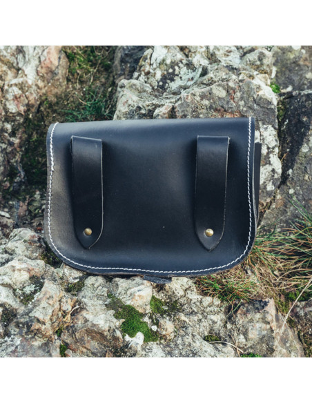 Viking heuptasje in leder Folkvar met...