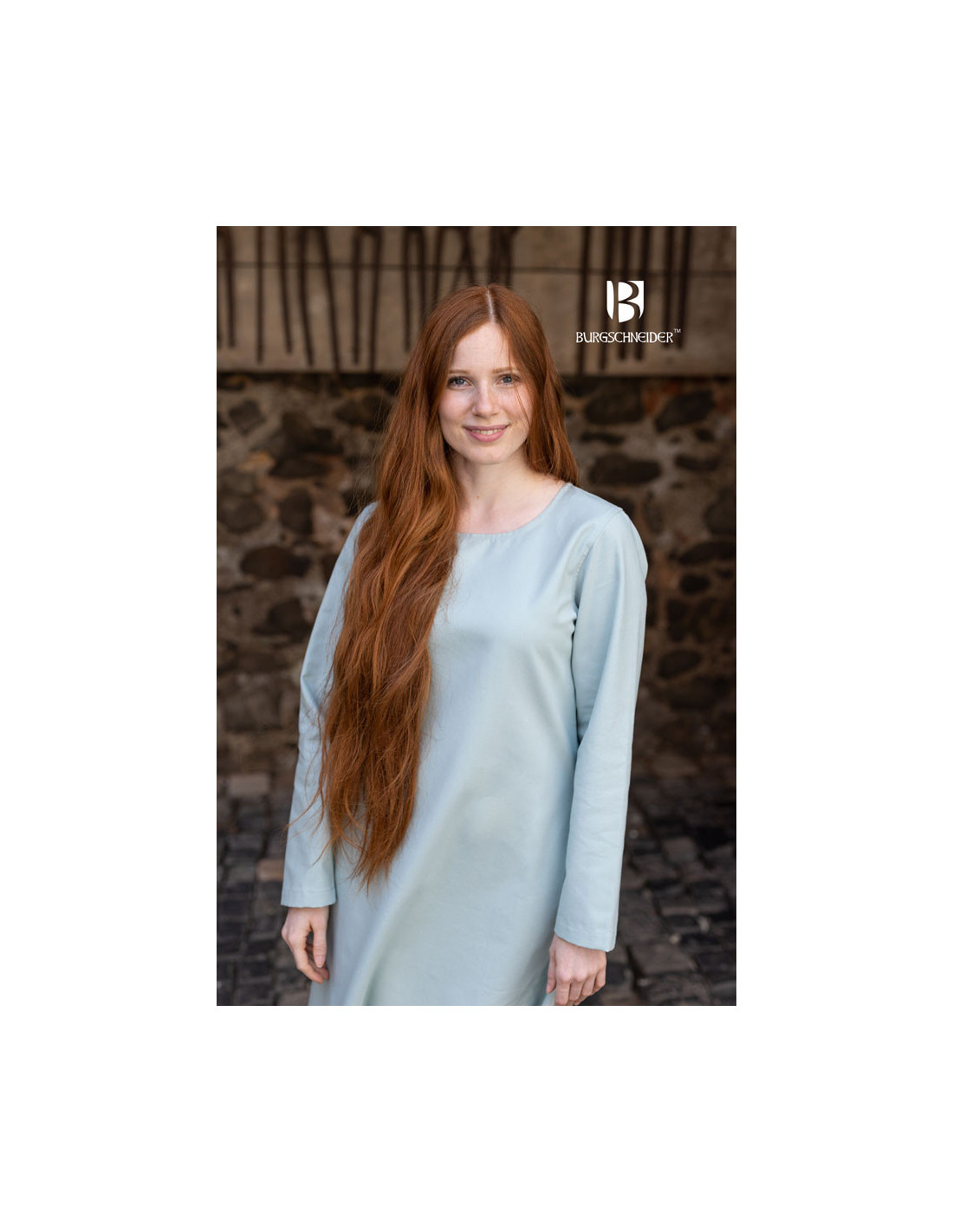 Chaleco medieval mujer Tristan en azul ⚔️ Tienda-Medieval
