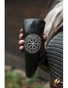 Cuerno negro Vikingo de Aegishjalmur