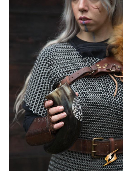 Cuerno claro-oscuro Vikingo de...