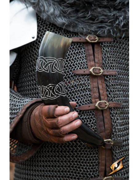 Horn keltiske knob lys-mørke