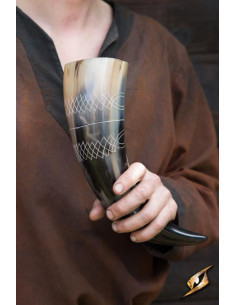 Viking Clan Chief horn, klar finish 2