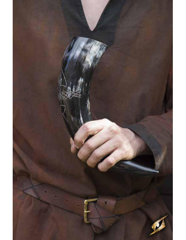 Vikinghoorn van de Druïde, donkere afwerking