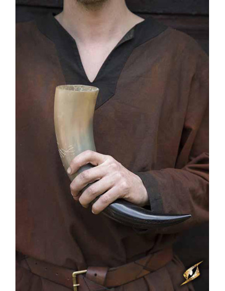 Viking Druid horn, klar finish