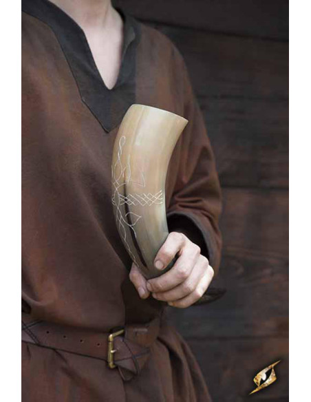 Viking Druïde hoorn, heldere afwerking