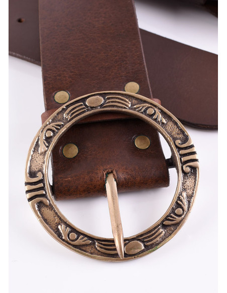 Piraten leren riem met baldric en... Piraten leren riem met baldric en...