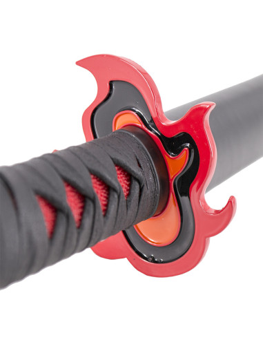 Tanjiro Katana Demon Slayer ⚔️ Tienda Medieval Indgraveret tekst på ark INGEN