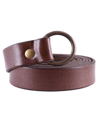 Cinturón medieval sencillo de 160 cm, varios colores
 Color-Marrón