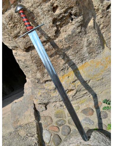 Romaans zwaard met één hand type Sigvinais voor historische schermen