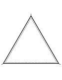 Toldo triangular con cuerda para acampada medieval, 3m.
