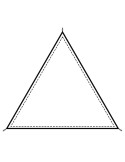 Toldo triangular con cuerda para acampada medieval, 3m.