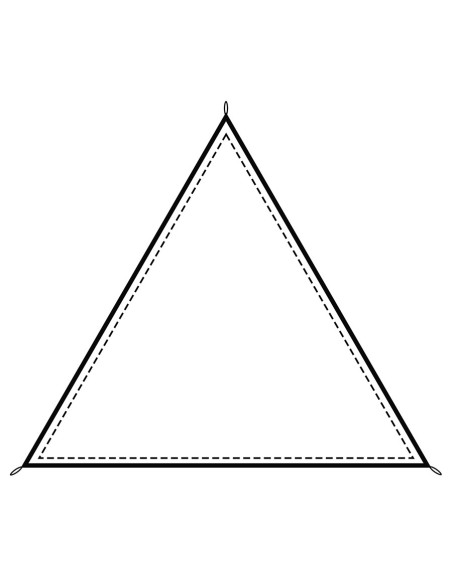 Toldo triangular con cuerda para... Toldo triangular con cuerda para...