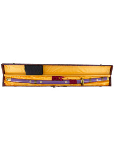 Lila Enma functionele katana van One Piece koolstofstaal 2