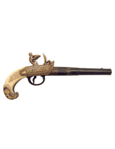 Pistola rusa fabricada en Tula, siglo XVIII