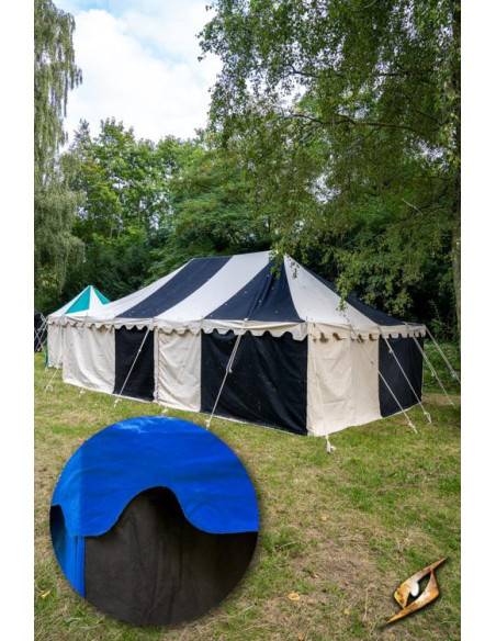 Middeleeuwse luifeltent voor feesten,...