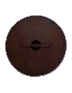 Rond houten functioneel schild, 77 cm. 2
