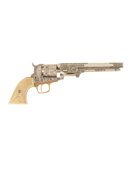 Revolver van de Amerikaanse marine gemaakt door S. Colt, 1851