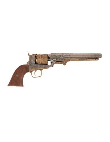 Revólver de la marina de EUA fabricado por S. Colt, 1851