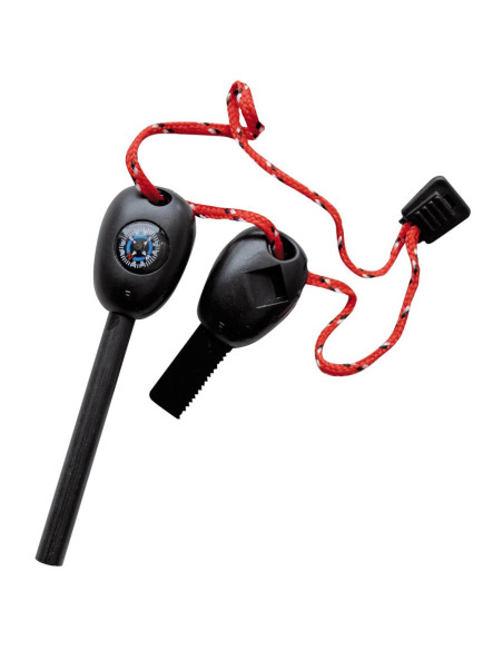 Pedernal, brújula, regla, sierra y...